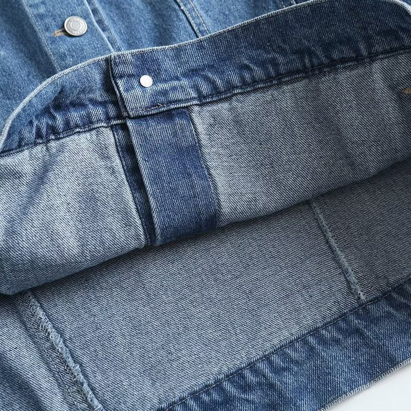 Women's casual versatile Lapel cotton denim Coat