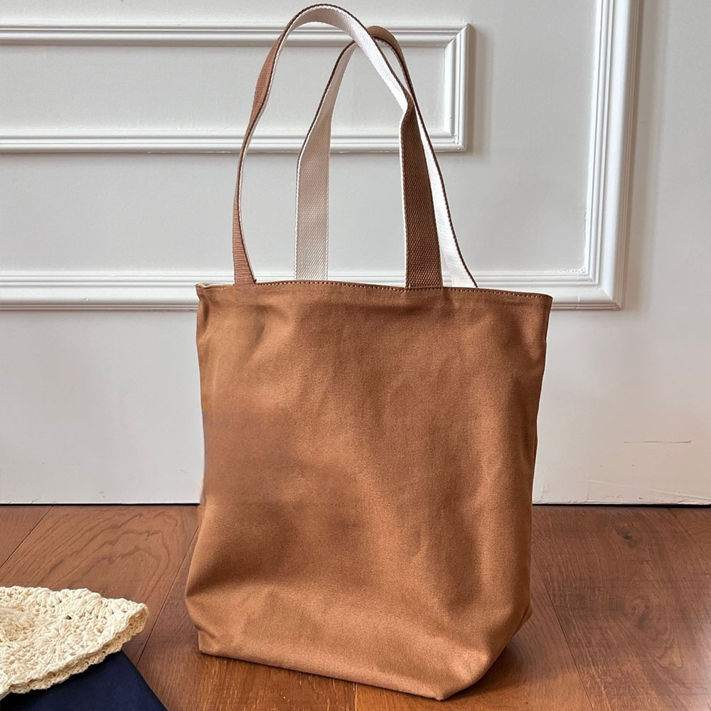 Women's casual Joker embroidered large-capacity one-shoulder canvas bag