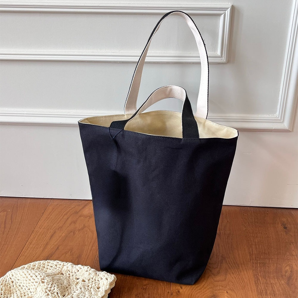 Women's casual Joker embroidered large-capacity one-shoulder canvas bag