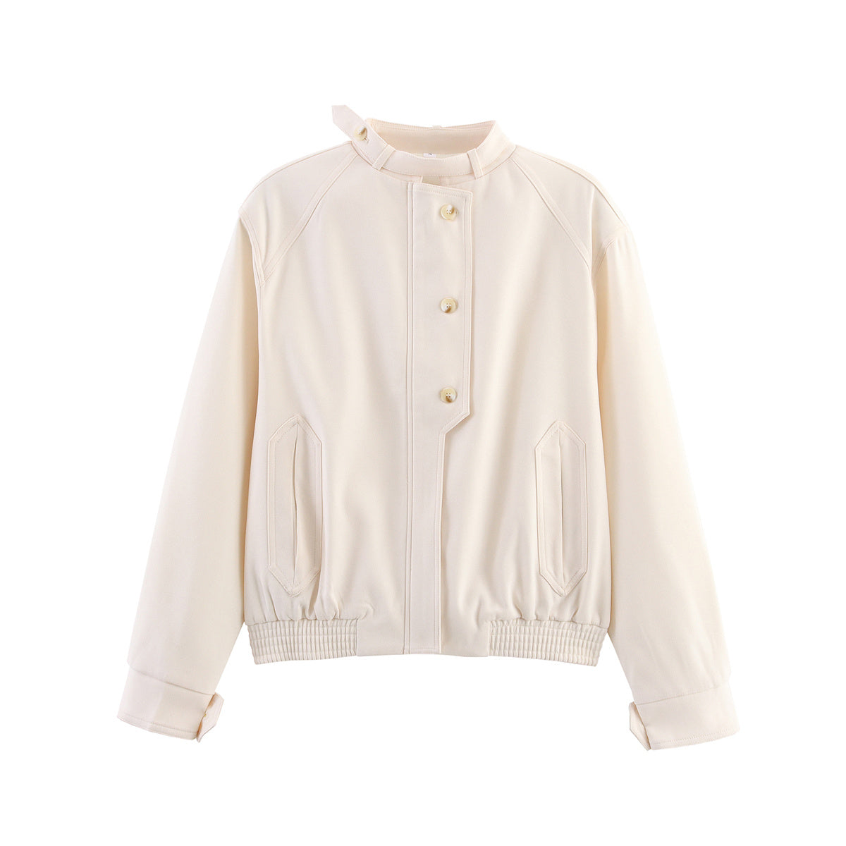Women's 2025 new fashion button decoration loose jacket Coat