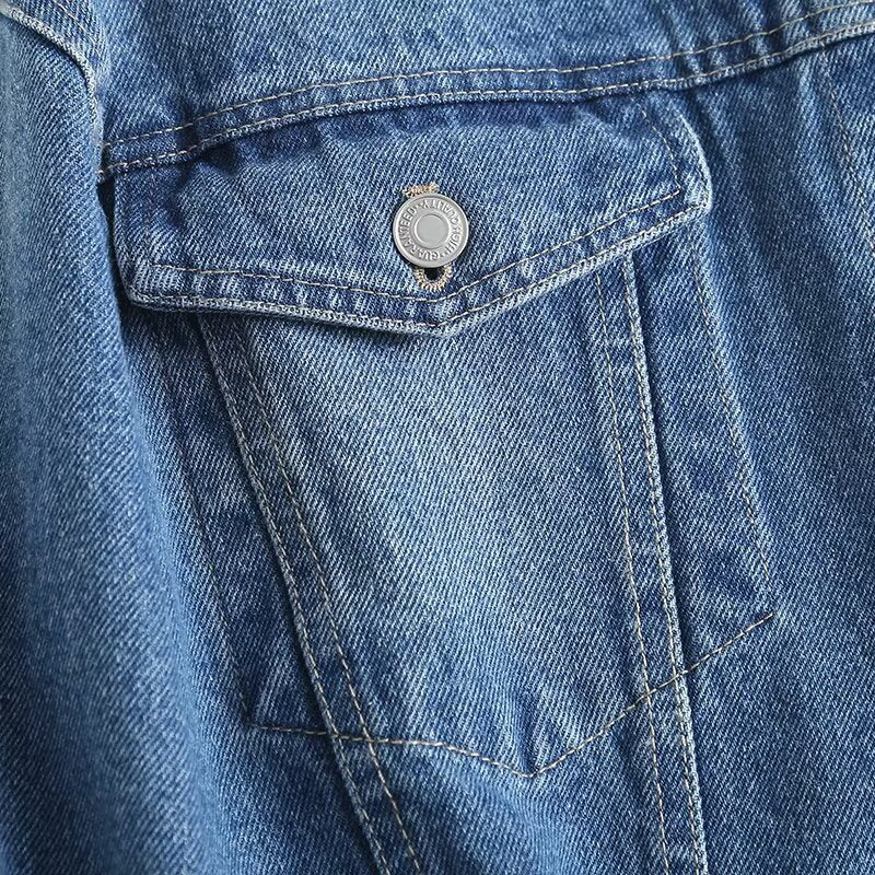 Women's casual versatile Lapel cotton denim Coat