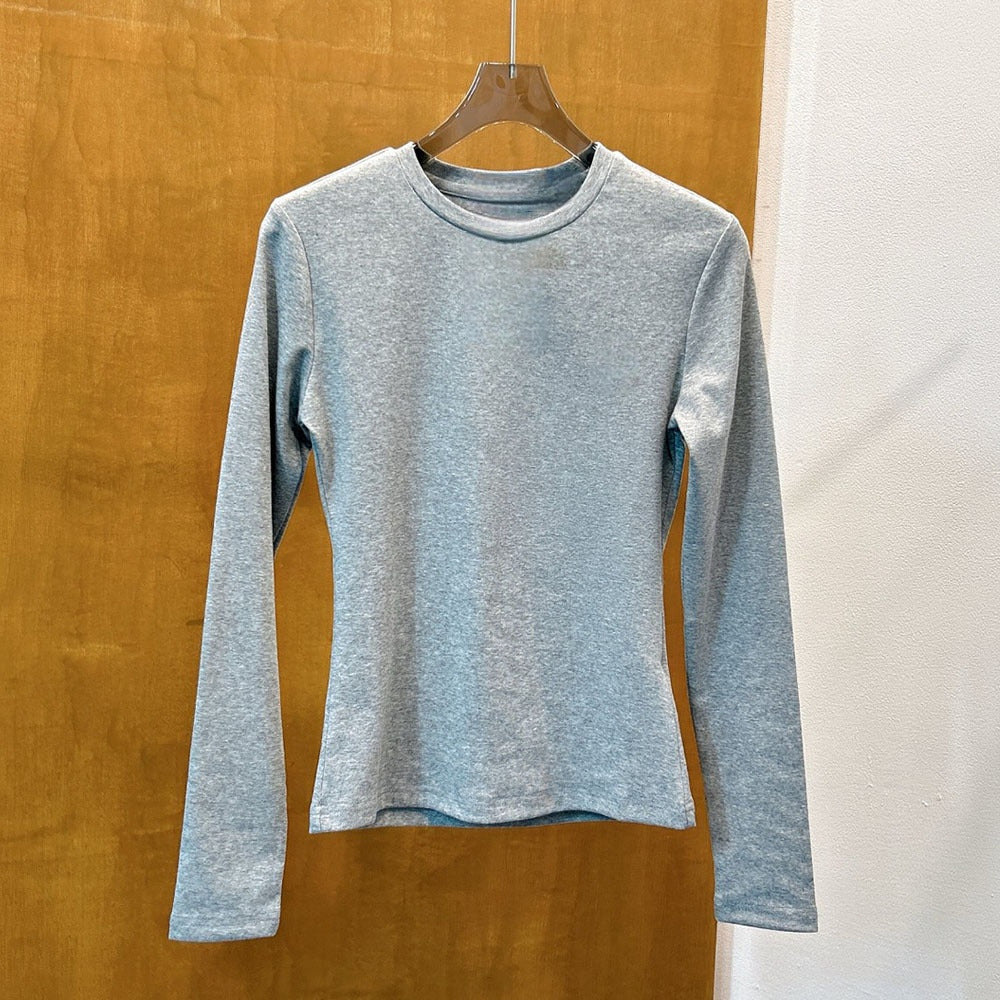 Women's New Joker Embroidered Long Sleeve T-shirt