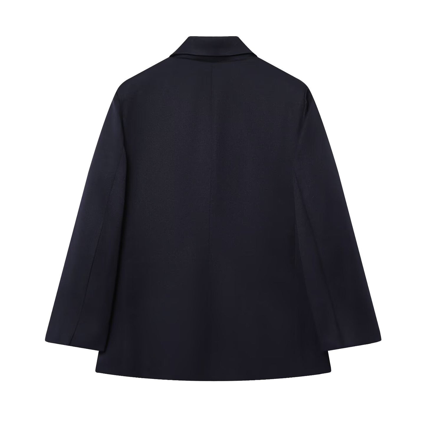Women's new loose single breasted casual straight suit jacket