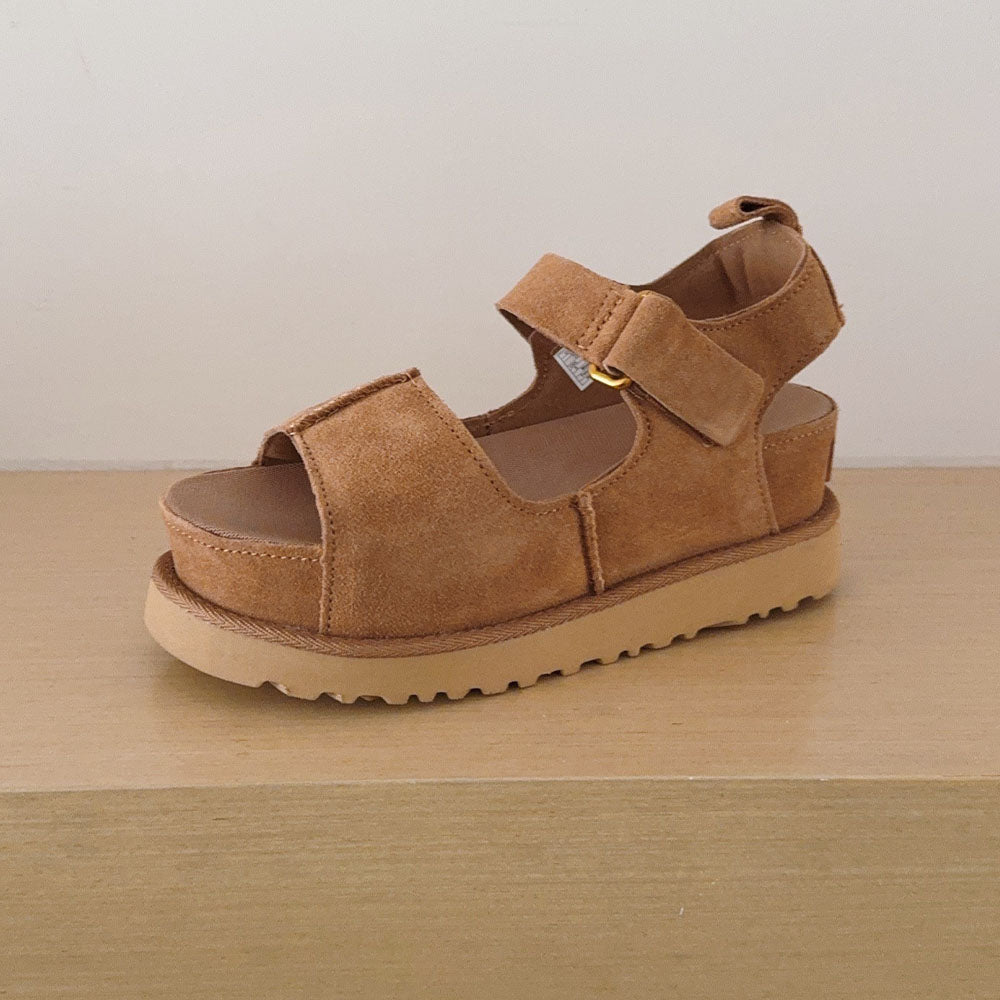 Women's 2026 new fashion adjustable buckle platform sandals