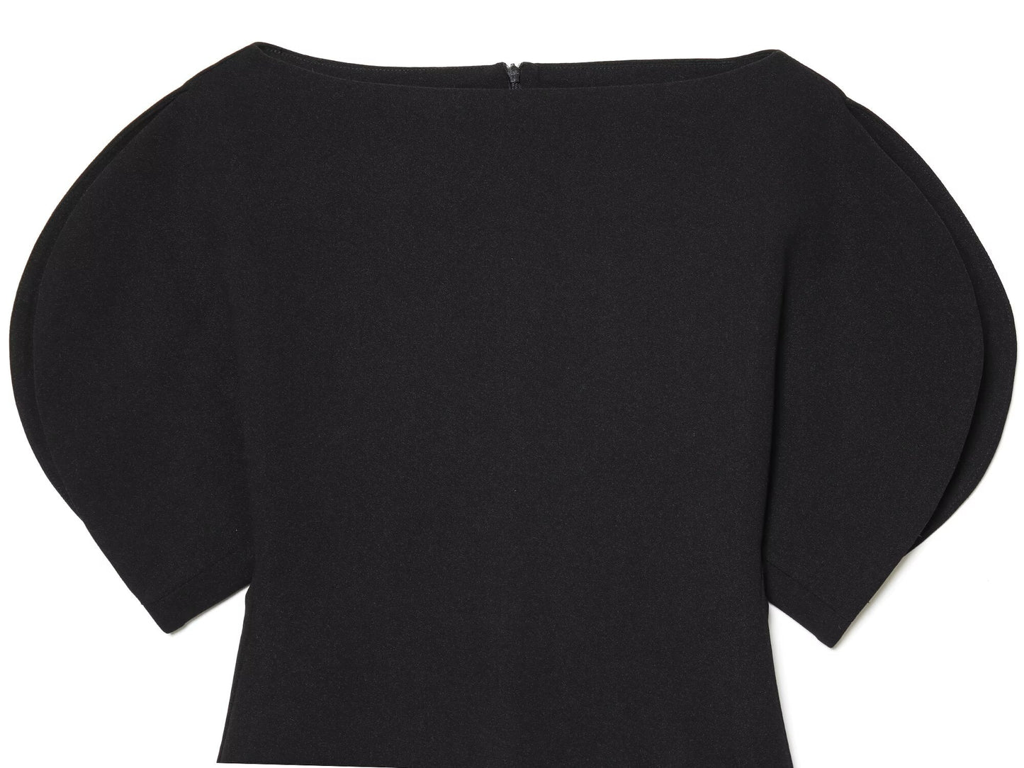 Women's Bubble Short Sleeve Asymmetric Top