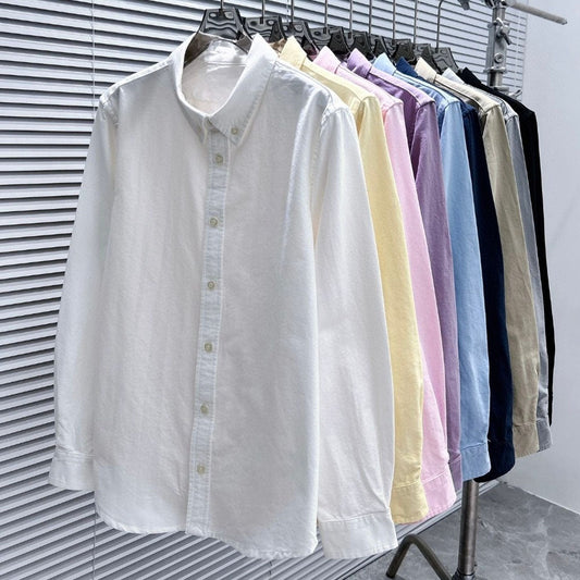 Women's new casual long-sleeved loose shirt