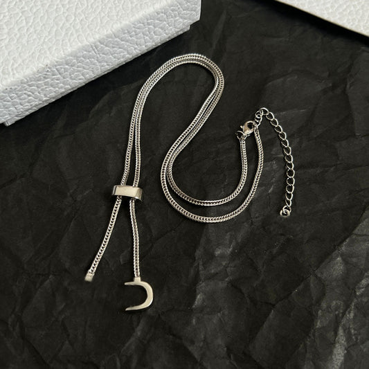 Women's new Joker temperament letter clavicle necklace