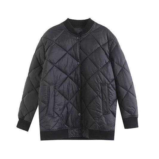 Women's casual warm cotton pilot jacket Coat