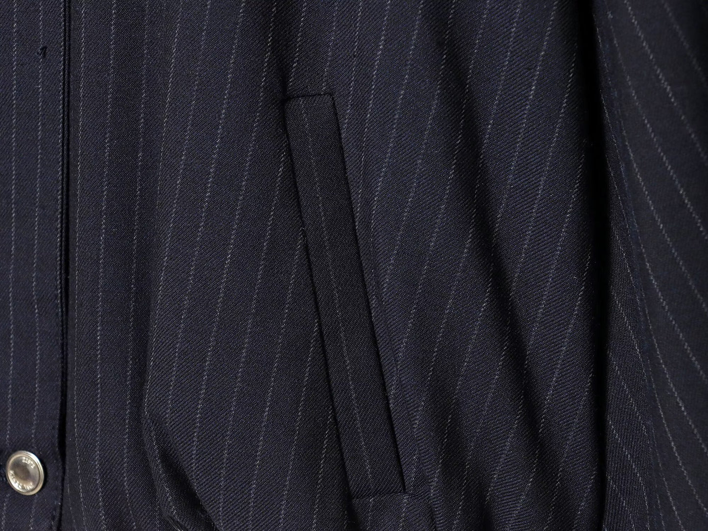 Women's casual pinstripe pilot jacket Coat