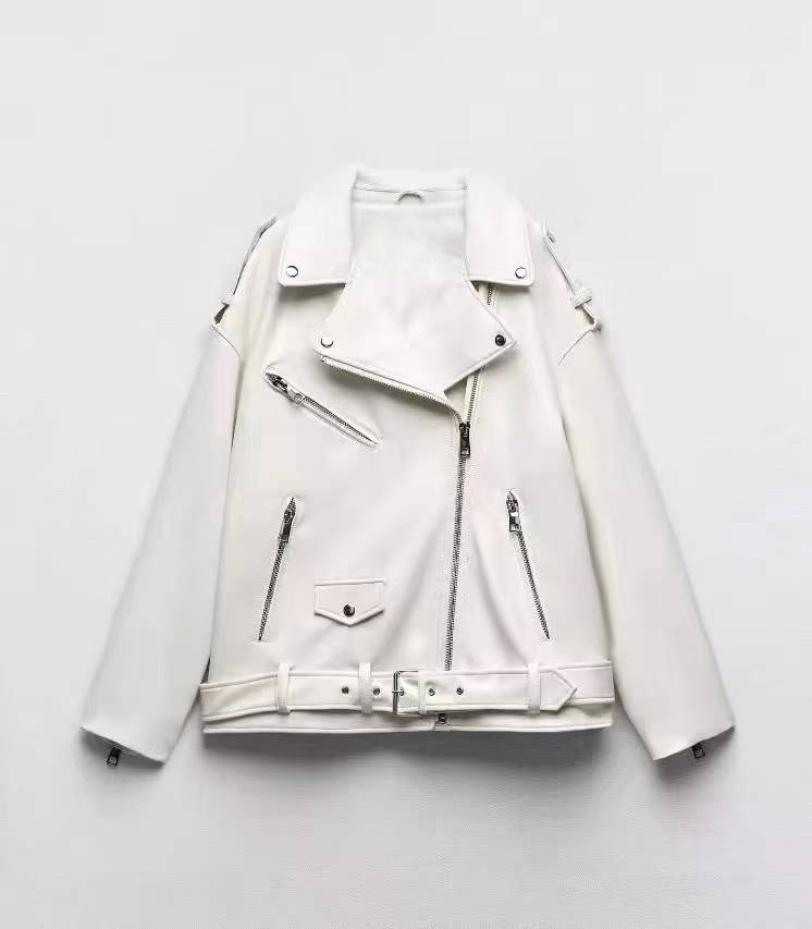 Women's new belt accessories loose jacket