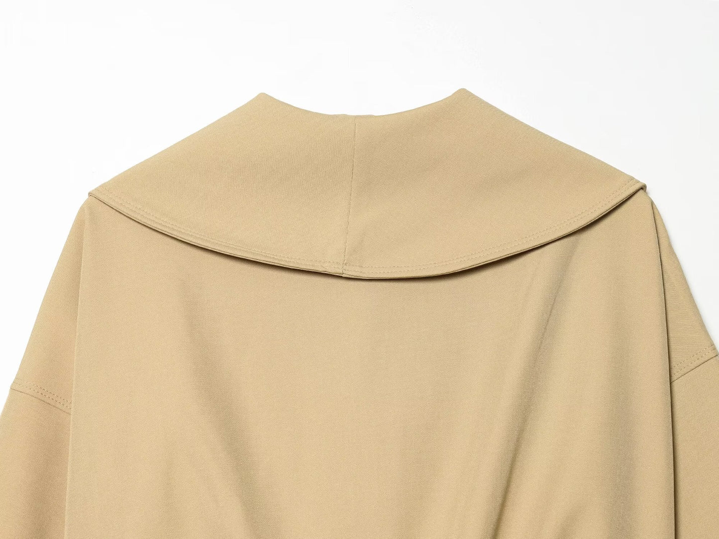 Women's buckle decoration casual short jacket