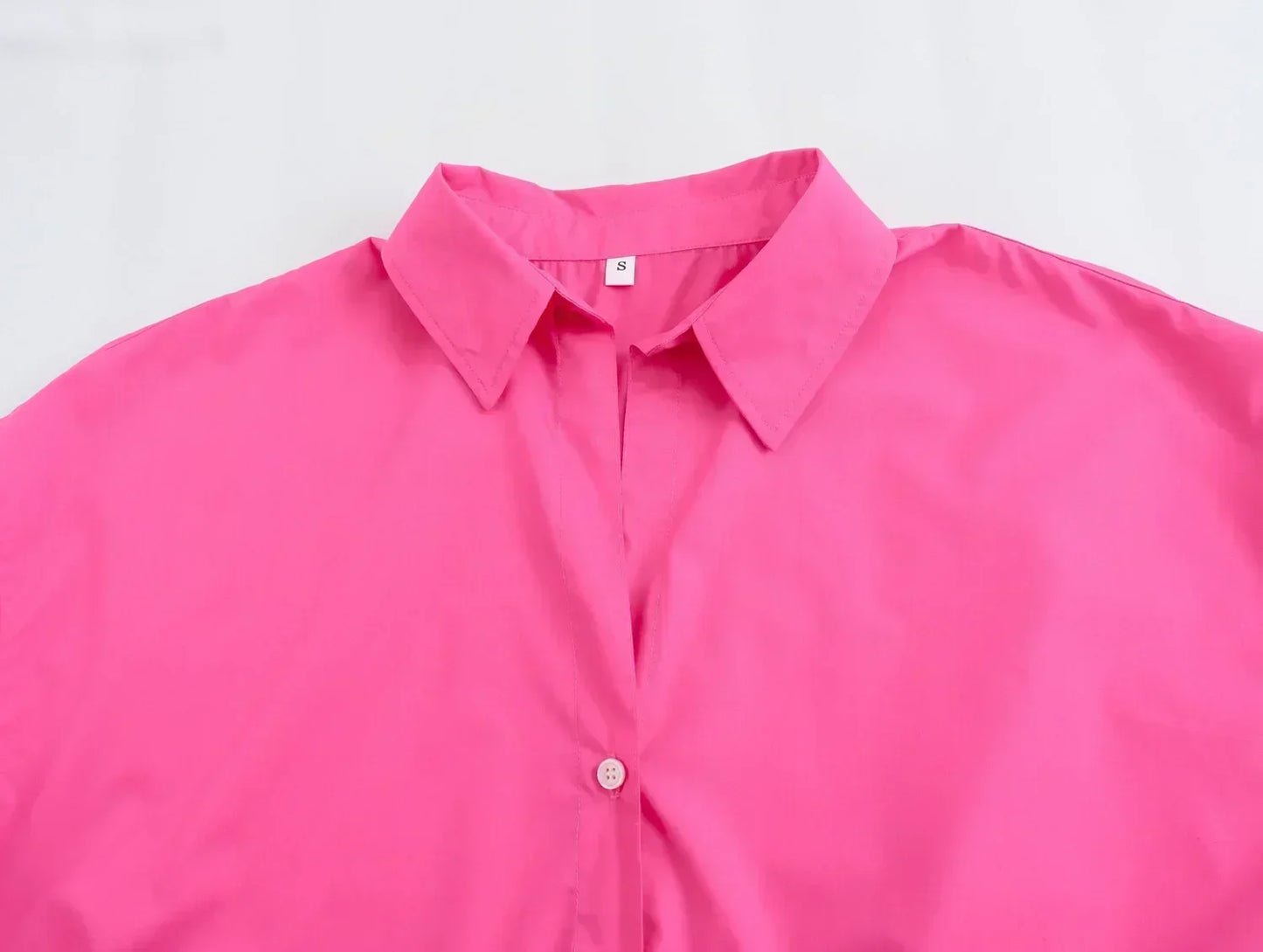 Women's 2026 New Fashion Loose Basic Style Casual Poplin Shirt Retro Long Sleeve Button up Women's Shirt Unique Top