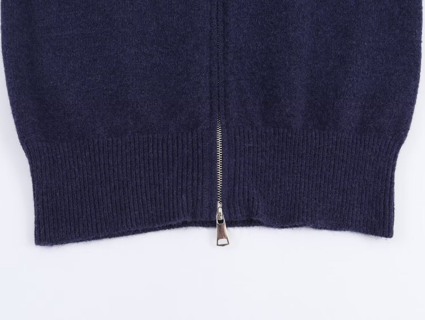 Women's new casual hooded zipper sweatshirt