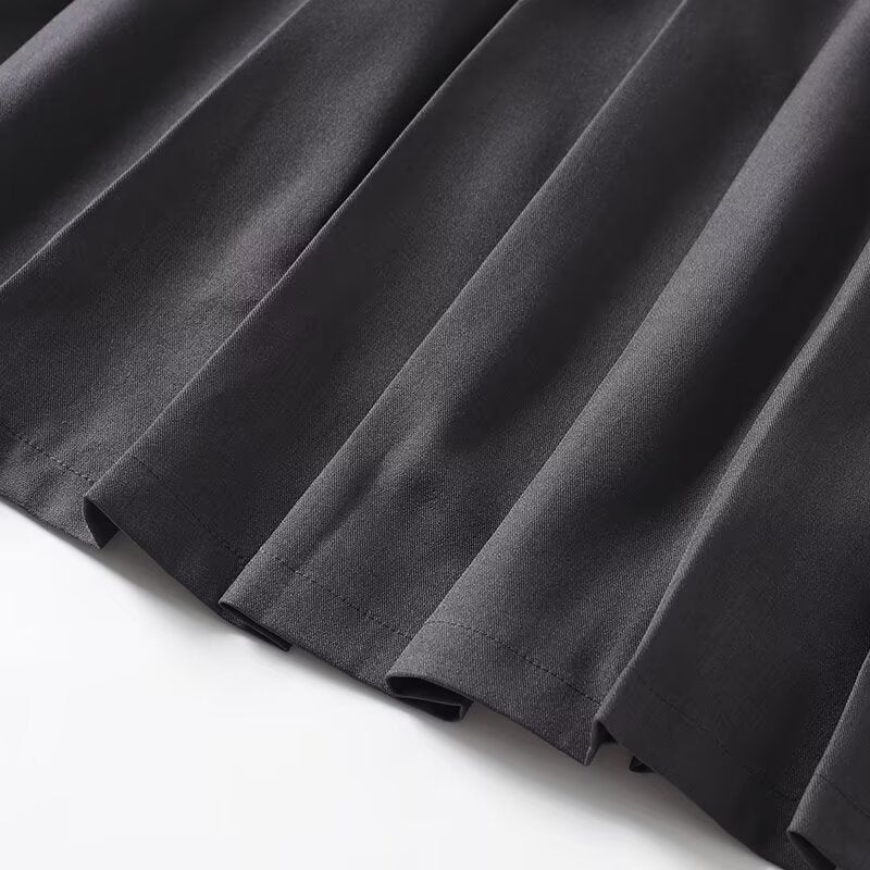 Women's new fashion comfortable casual pleated MIDI skirt