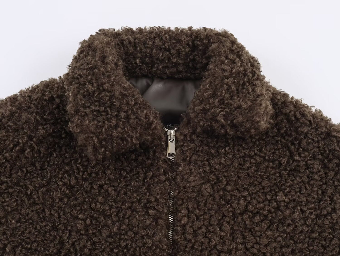 Women's Lapel warm fleece jacket Coat