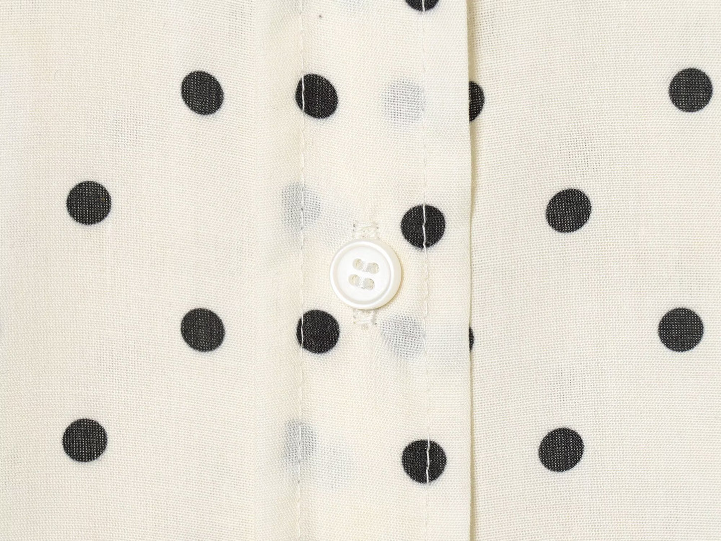 Women's retro polka dot casual Lapel shirt