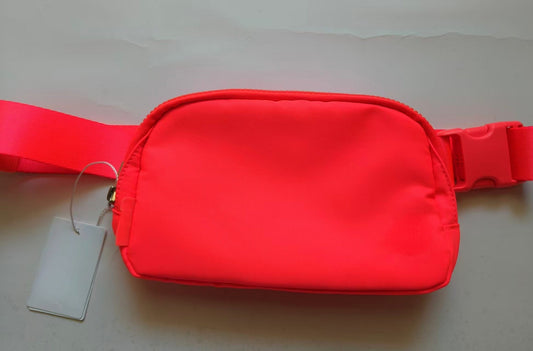 LU sports bag metal multi-functional outdoor running waist bag diagonal bag