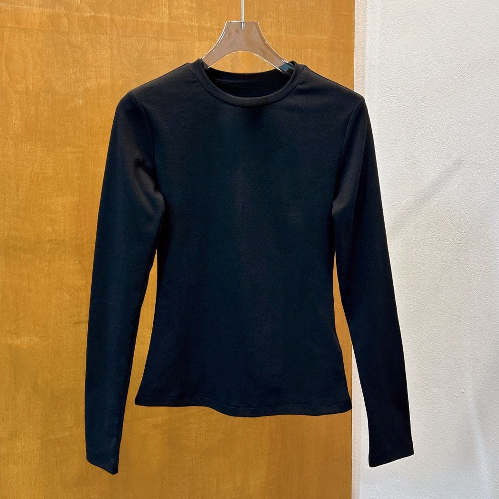 Women's New Joker Embroidered Long Sleeve T-shirt