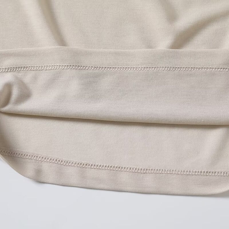 Women's New Fashion Solid Swing Collar Sleeveless T-shirt Top