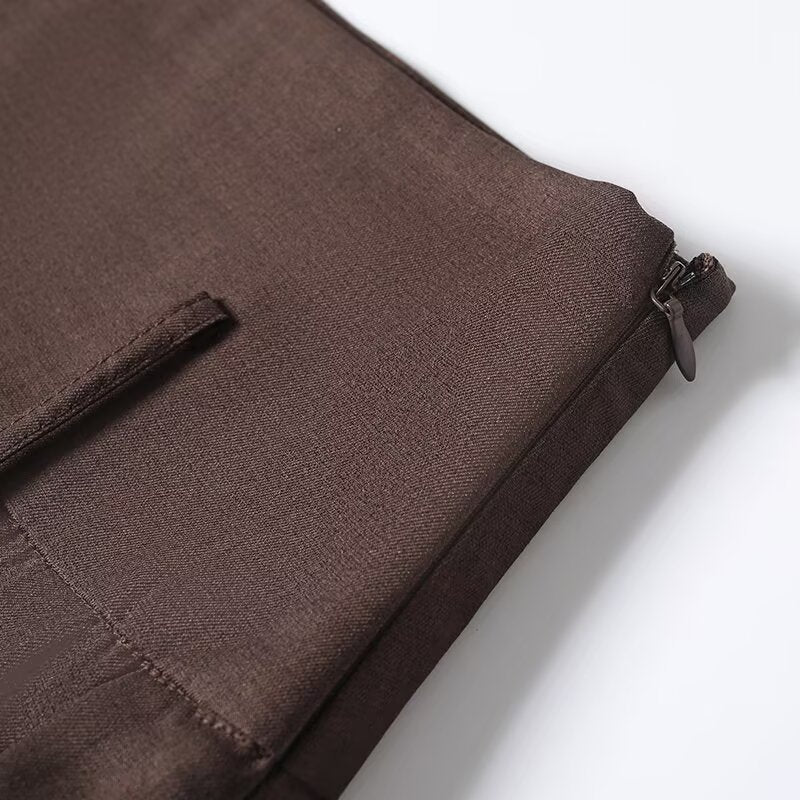 Women's new fashion college style pleated mini skirt