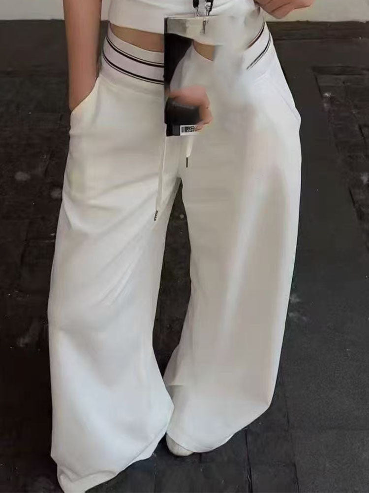 Women's new casual loose wide-leg pants