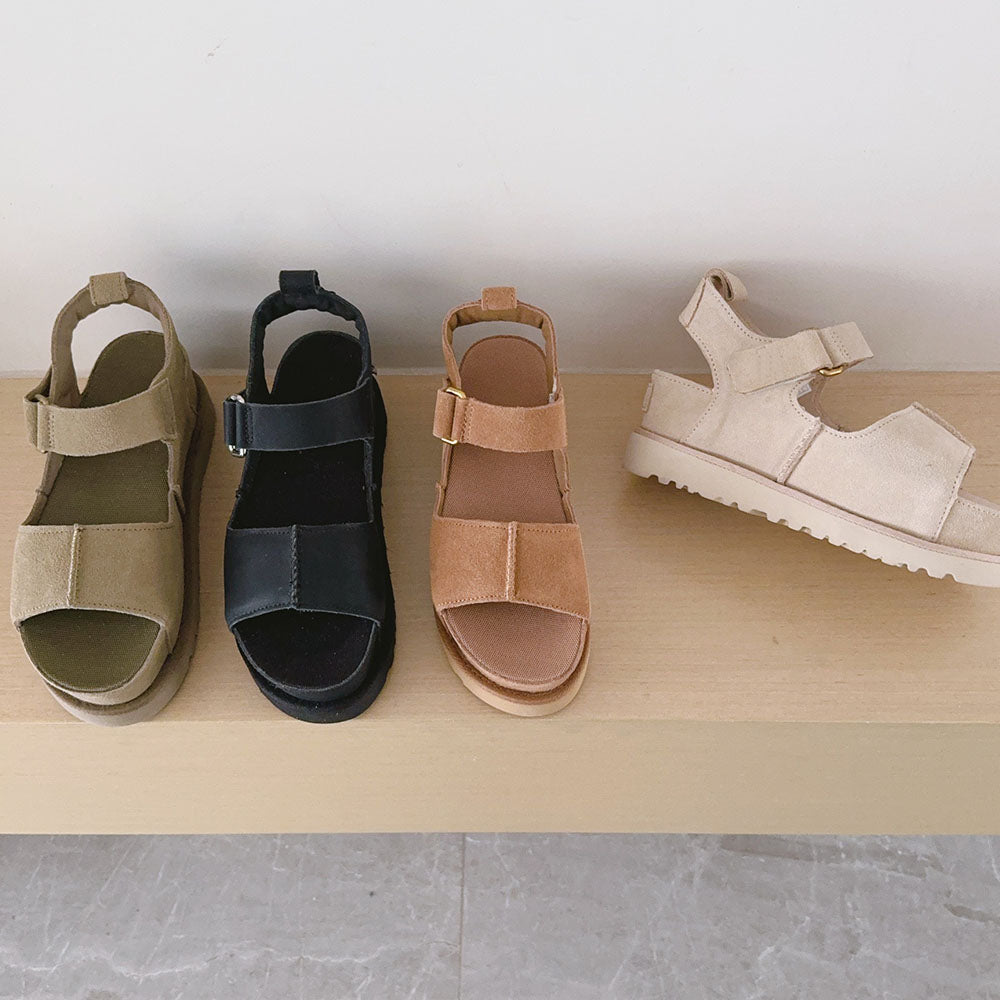 Women's 2026 new fashion adjustable buckle platform sandals