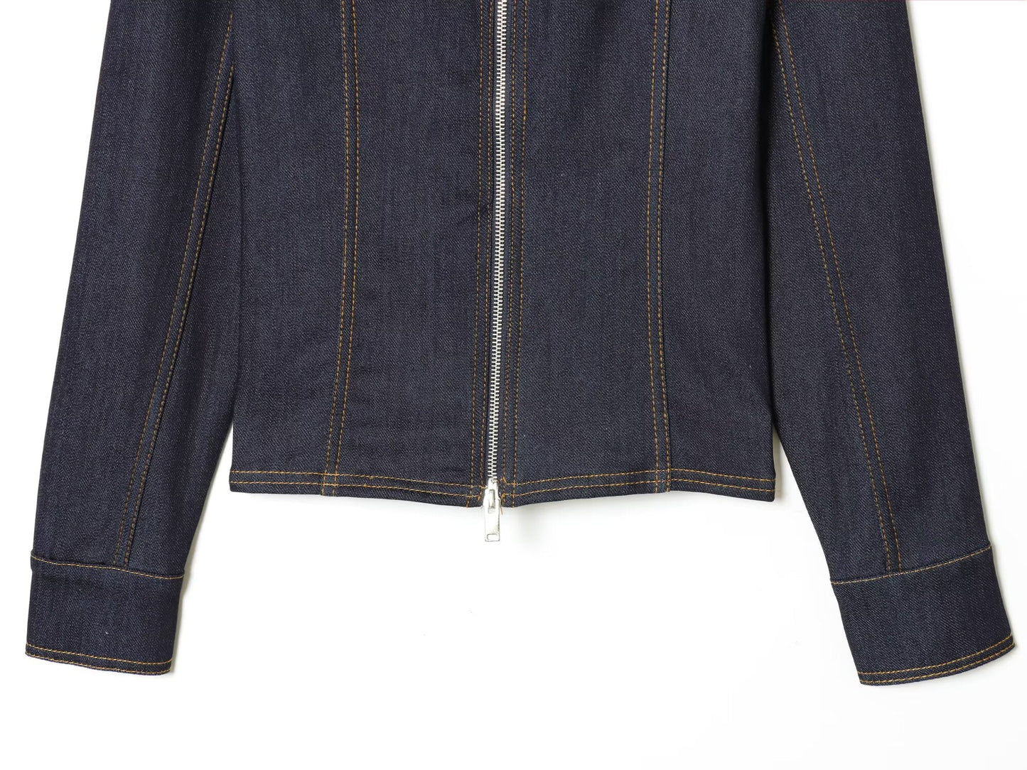 suit Women's 2 pieces slim denim jacket Coat+Jeans